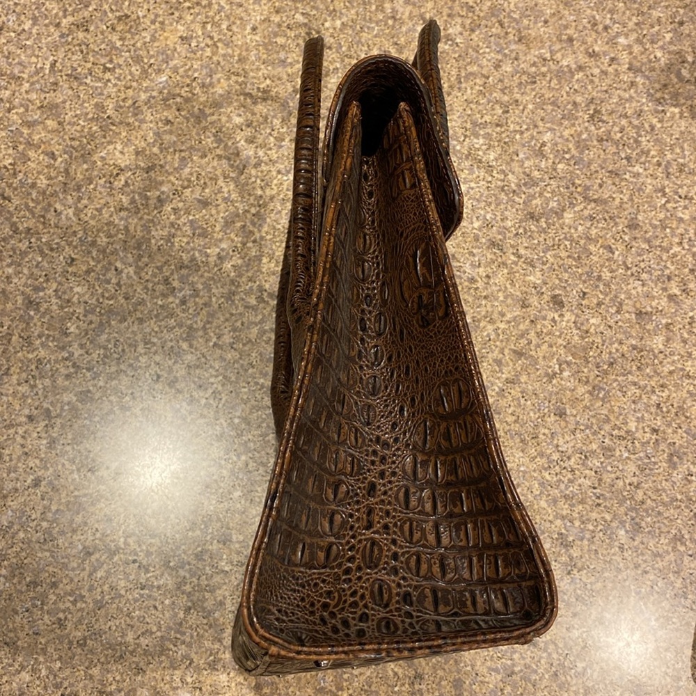 Diva Collection Brown Handbag with Two Handles bag - Picture 7 of 17